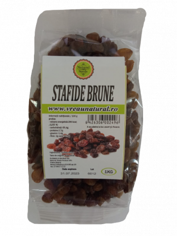 Stafide brune 1 kg, Natural Seeds Product de la Natural Seeds Product SRL
