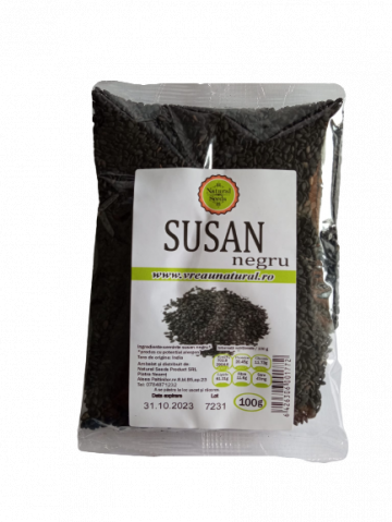 Susan negru 100 gr, Natural Seeds Product de la Natural Seeds Product SRL
