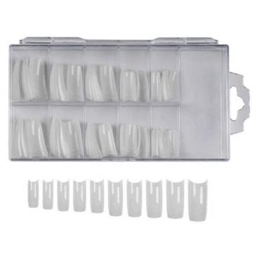 Tipsuri pentru unghii, albe, set de 100buc de la M & L Comimpex Const SRL
