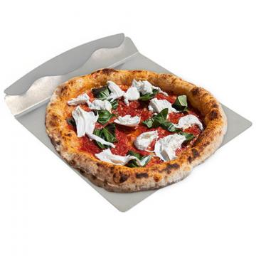 Spatula inox pentru pizza sau prajituri, 24x20,3 cm, Quttin de la Plasma Trade Srl (happymax.ro)