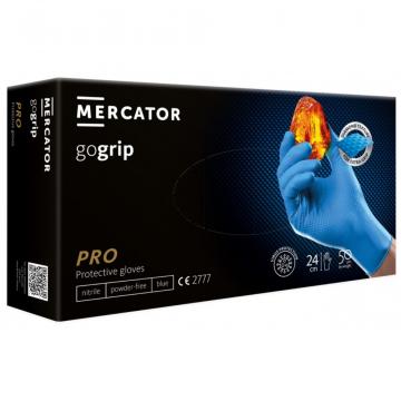 Manusi de protectie, bactericide Go Grip, Blue de la Sanito Distribution Srl