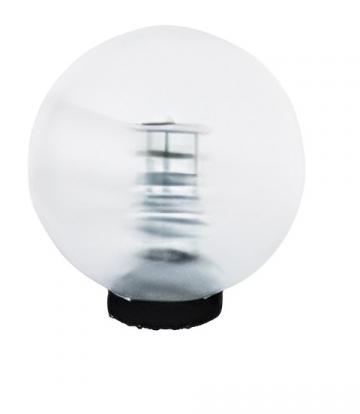 Glob 25 cm transparent striat + reflector cu suport