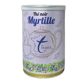 Ceai negru, The Noir Myrtille, fructe de padure, 90g de la Licori Alese Group Srl