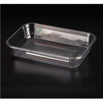 Caserole grill, transparente, 205x138x36mm, 500cc (100buc)
