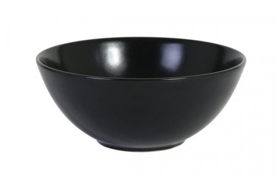 Bol ceramica supa Infinity negru diametru 16 cm de la Amenajari Si Dotari Horeca Srl.