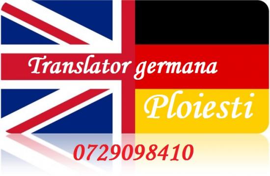 Translator-interpret nativ germana-romana-engleza