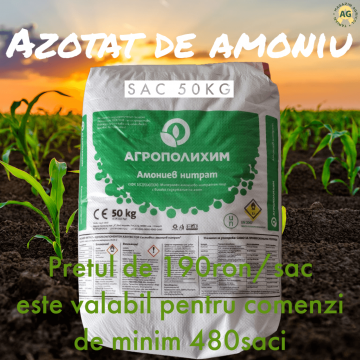 Ingrasamant chimic Azotat de amoniu sac 50kg - Bulgaria de la Acvilanis Grup Srl