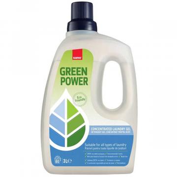 Detergent gel pentru haine Sano Green Power (3 litri) de la Sirius Distribution Srl