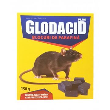 Raticid blocuri cerate Glodacid Plus - 150 gr de la Acvilanis Grup Srl