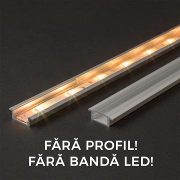 Ecran transparent pentru profil aluminiu LED - 1000 mm