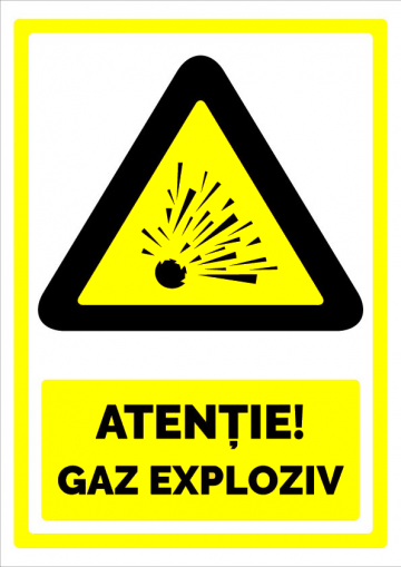 Indicator de avertizare gaz exploziv