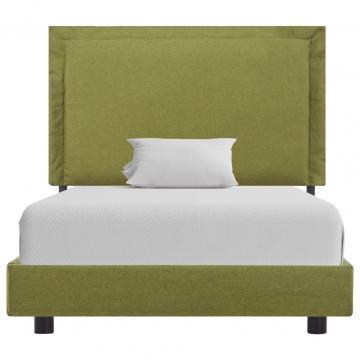 Cadru de pat, verde, 90 x 200 cm, material textil de la VidaXL