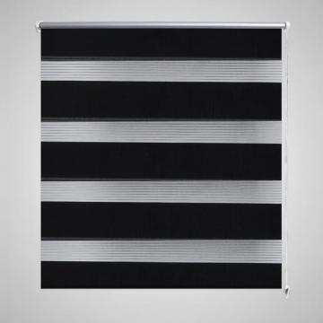 Jaluzea zebra, 60 x 120 cm, negru de la Vidaxl