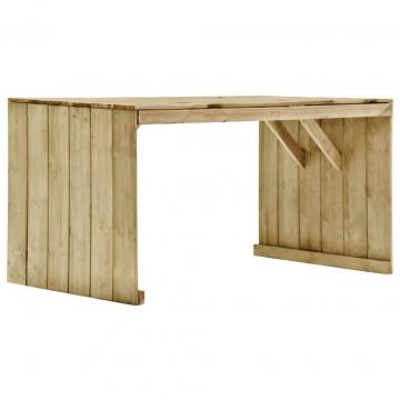 Set mobilier de exterior, 5 piese, lemn de pin tratat de la VidaXL