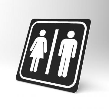 Placuta neagra toaleta femeie si barbati