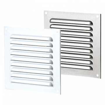 Grila ventilatie Metal bended grille MVMPO 130*90 s A white