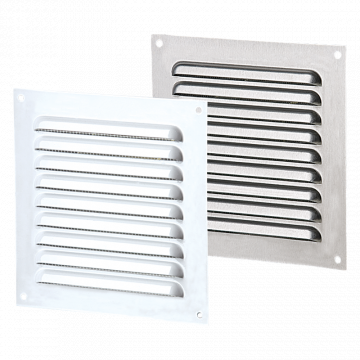 Grila de ventilatie Metal flat grille MVMP 100*300 s A white