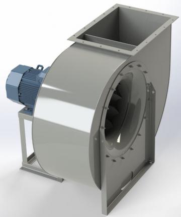 Ventilator centrifugal inox RVS AISI 316 BPR 712C T6 3kW
