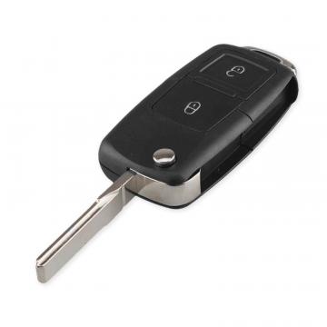 Carcasa cheie contact 2 butoane pentru VW Caddy 2005-2016 de la LND Albu Profesional Srl