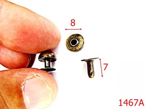Bumb zamac 8 mm antik 8 mm antic 4H2 7K 1467A de la Metalo Plast Niculae & Co S.n.c.