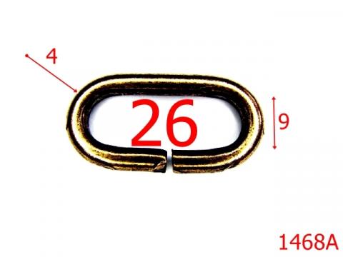 Inel oval 26 mm antik 26 mm 4 antic 3H6 U15 1468A