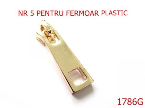 Cursor nr.5 fermoar plastic/light gold 1786G
