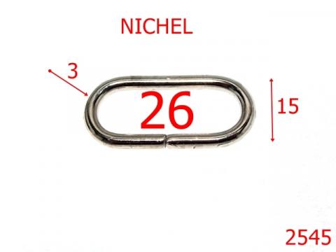Inel oval 26 mm 3 nichel 3H3 2545