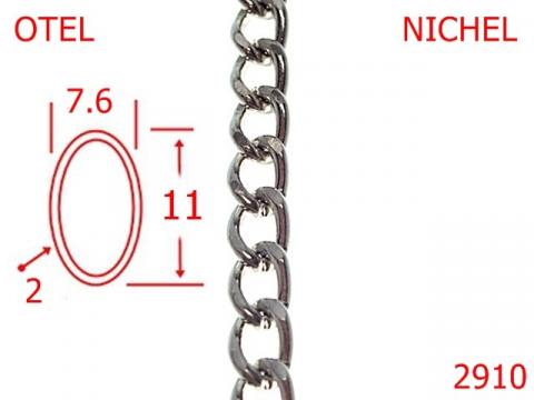 Lant otel 7.6 mm 2 nichel 7L4 2910 de la Metalo Plast Niculae & Co S.n.c.