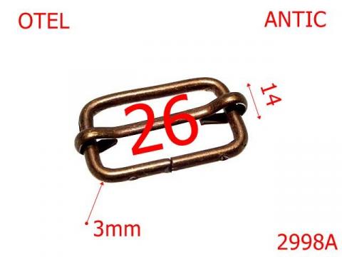 Catarama cu reglaj 26 mm 3 antic 1D5 6K6 2998A de la Metalo Plast Niculae & Co S.n.c.