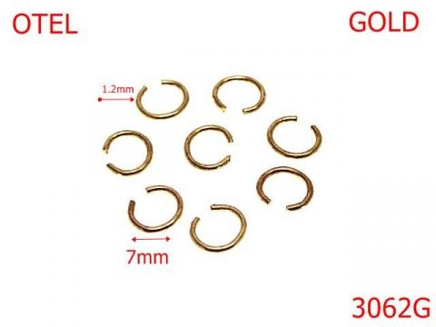 Inel rotund 7 mm 1.2 gold 4E3 3062G