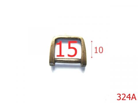 Inel dreptunghi 15 mm / antik 15 mm antic 3A2 S5 324A de la Metalo Plast Niculae & Co S.n.c.