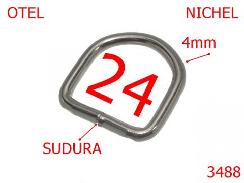 Inel D 24 mm 4 nichel 3C1 3488 de la Metalo Plast Niculae & Co S.n.c.