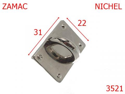 Sustinator 31x22 mm nichel 2F2/2F4/2F3, 3521