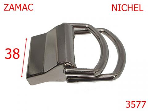 Catarama chinga textila 38 mm nichel 4L7 3577 de la Metalo Plast Niculae & Co S.n.c.