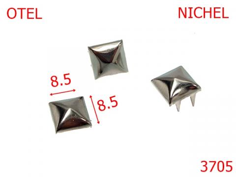 Ornament piramidal 8.5 mm nichel AK21 Z 22 1A2 3705 de la Metalo Plast Niculae & Co S.n.c.