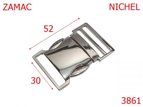 Trident metalic 30 mm nichel 13D18 3861 de la Metalo Plast Niculae & Co S.n.c.