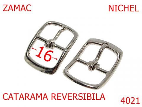 Catarama reversibila 16 mm nichel 15B5 4021 de la Metalo Plast Niculae & Co S.n.c.