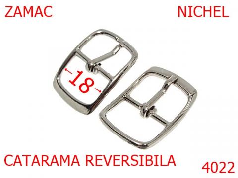 Catarama reversibila 18 mm nichel 15B5 4022 de la Metalo Plast Niculae & Co S.n.c.