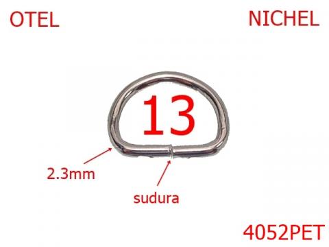 Inel D sudat 13 mm 2.3 nichel AM17/AN20, 4052PET de la Metalo Plast Niculae & Co S.n.c.