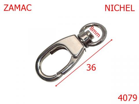 Carabina poseta 8 mm 8 nichel 5C10 5A8 7G5 4079 de la Metalo Plast Niculae & Co S.n.c.