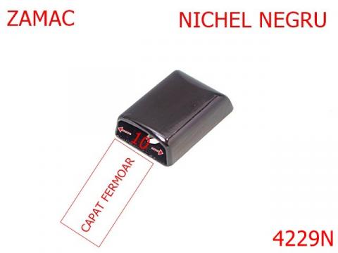 Capat fermoar plastic sau metal 10 mm zamac nichel 4229N de la Metalo Plast Niculae & Co S.n.c.