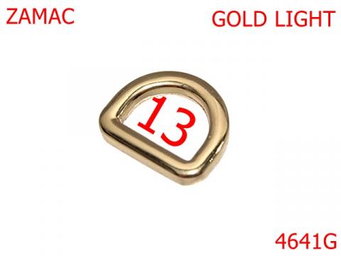 Inel D 13 mm zamac gold light 2A7 4641G de la Metalo Plast Niculae & Co S.n.c.