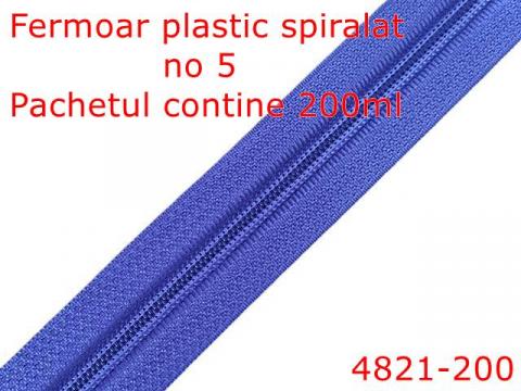 Fermoar plastic spiralat pentru confectii 4821 200