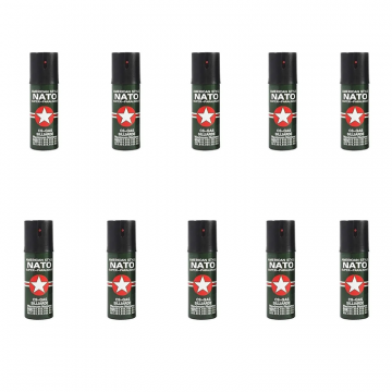 Set 10 spray piper paralizant, iritant, lacrimogen, 60 ml de la Dali Mag Online Srl