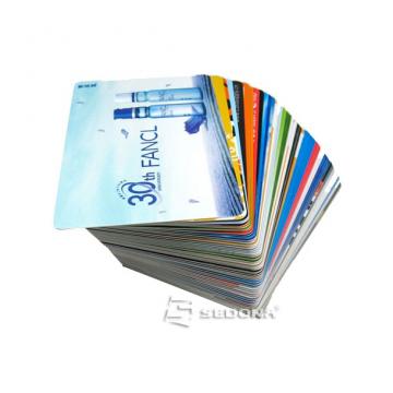 Carduri de plastic inscriptionate color 200 buc de la Sedona Alm