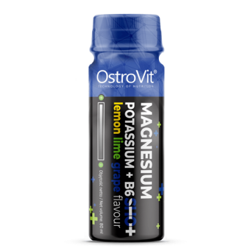 Supliment OstroVit Magnesium Potassium + B6 Shot 80 ml