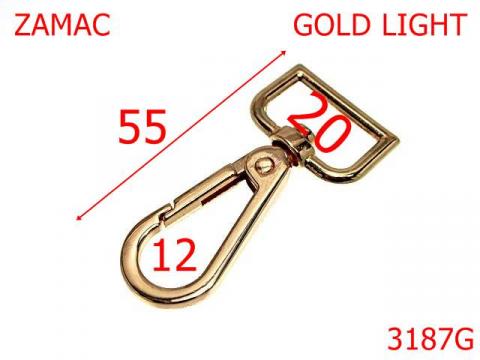 Carabina poseta 20 mm gold 3187G de la Metalo Plast Niculae & Co S.n.c.