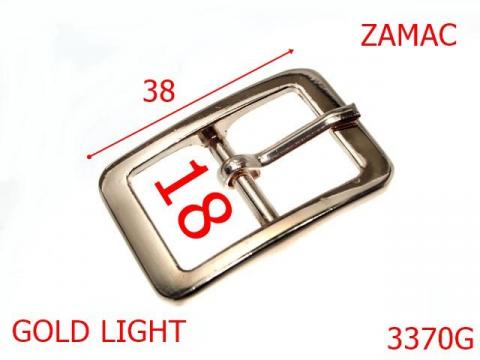 Catarama poseta 18 mm gold light 6C8 3370G de la Metalo Plast Niculae & Co S.n.c.