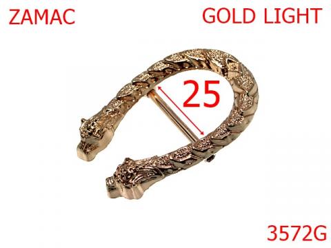 Catarama poseta 25 mm 25 mm gold light 7L8 7J7 3572G de la Metalo Plast Niculae & Co S.n.c.