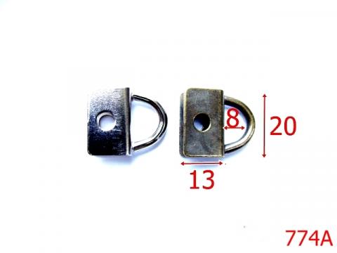 Sustinator poseta 8 mm antic T23 774A de la Metalo Plast Niculae & Co S.n.c.